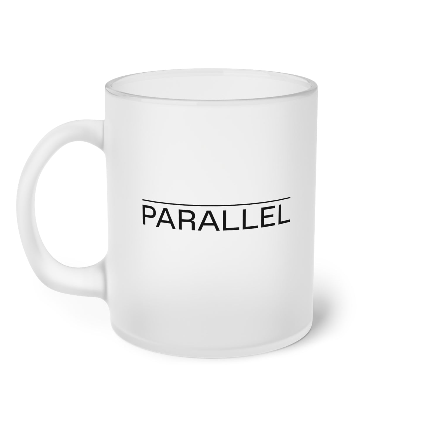 Parallel Frosted Glass Mug