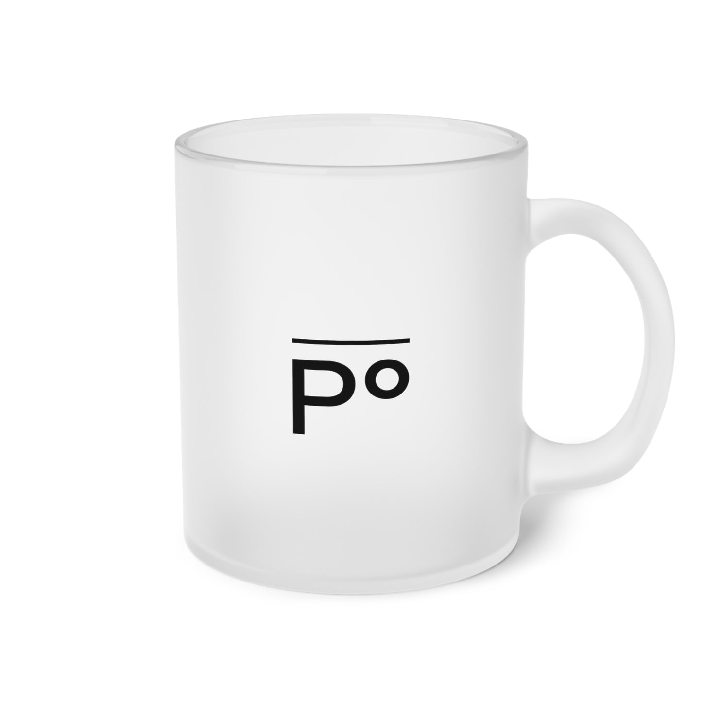 Parallel Frosted Glass Mug